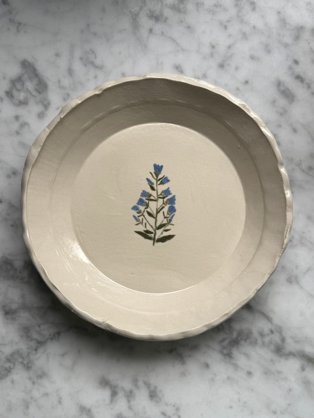Hand painted floral plate no 3