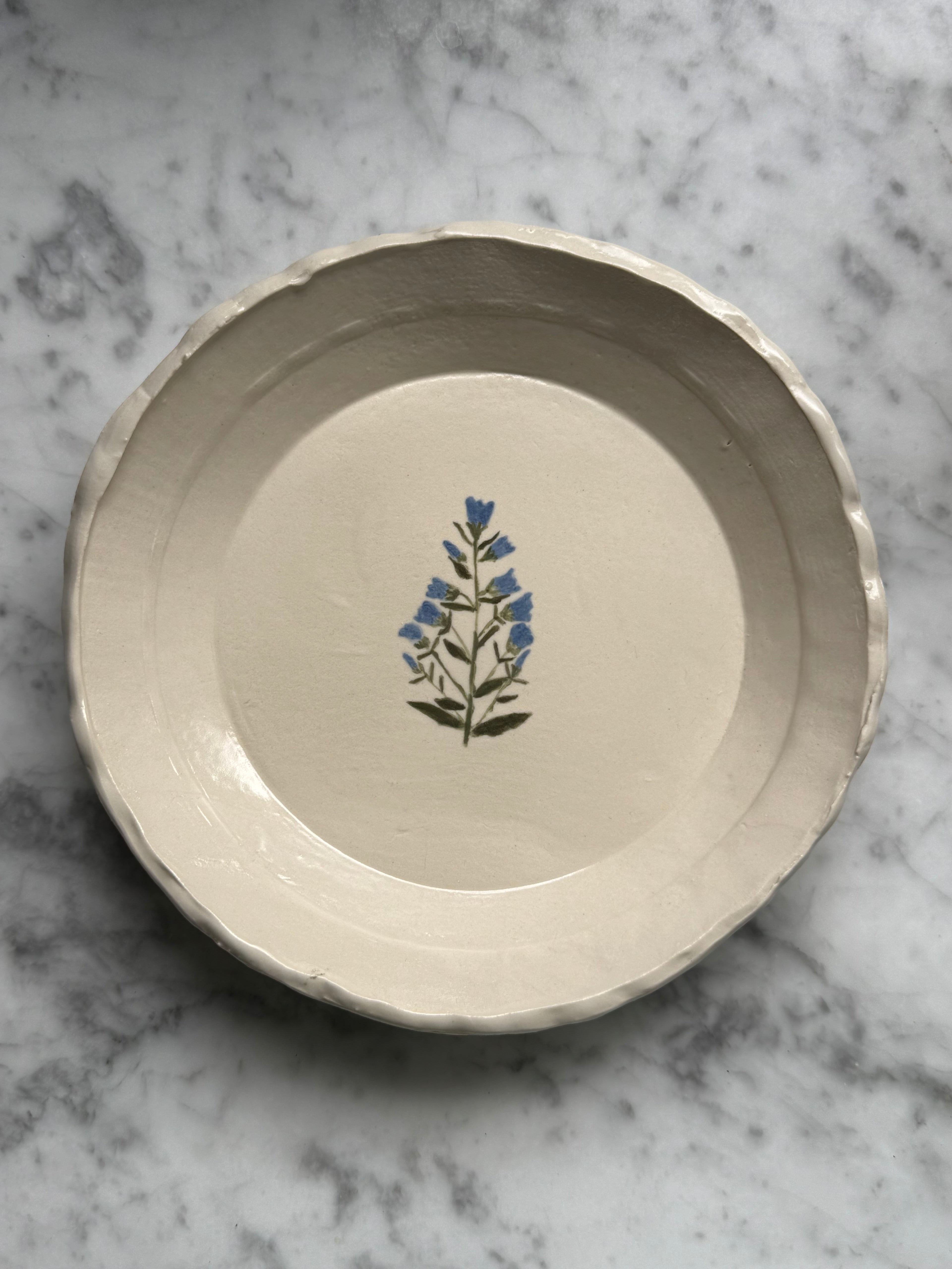 Hand painted floral plate no 3