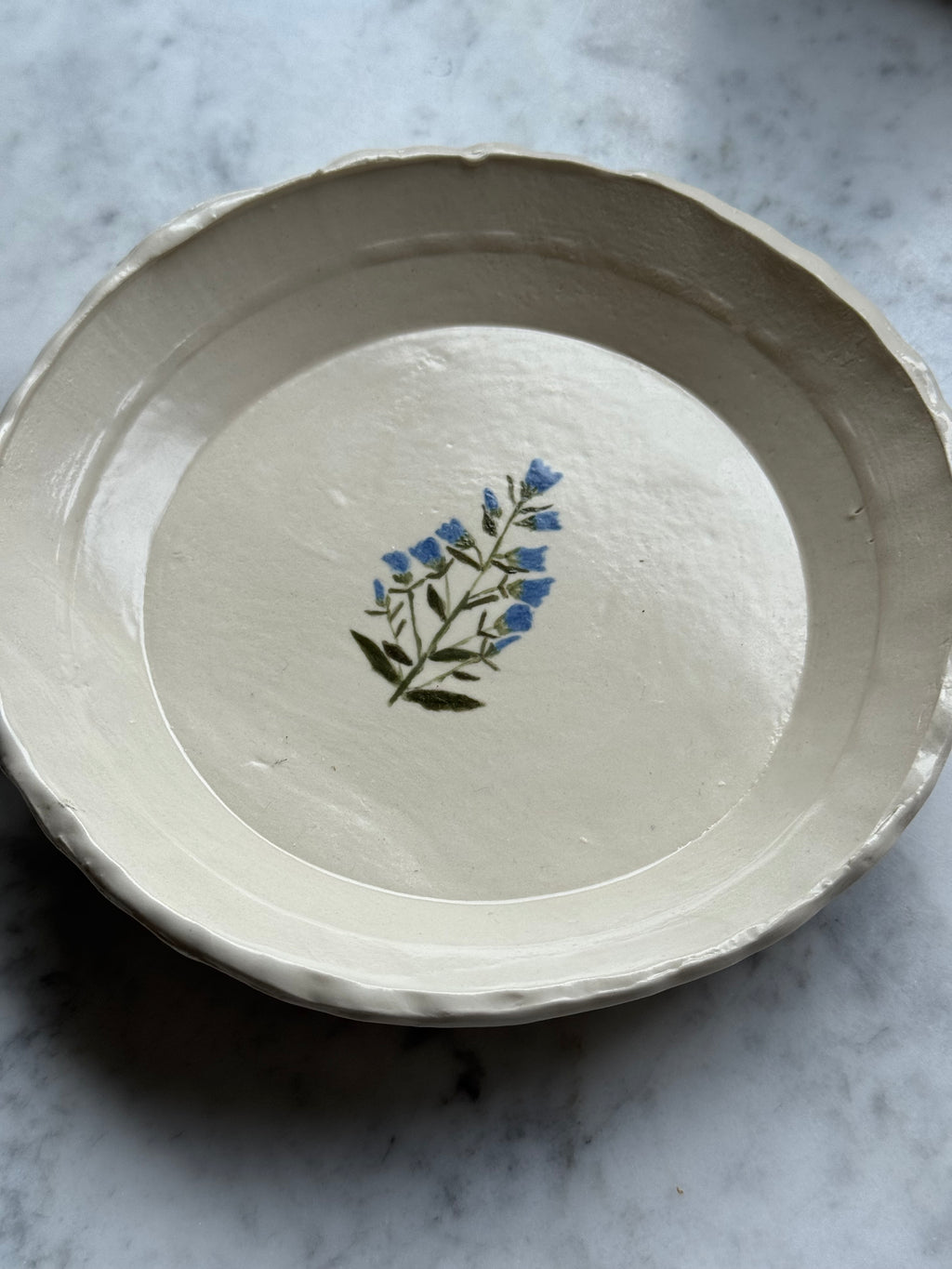Hand painted floral plate no 3