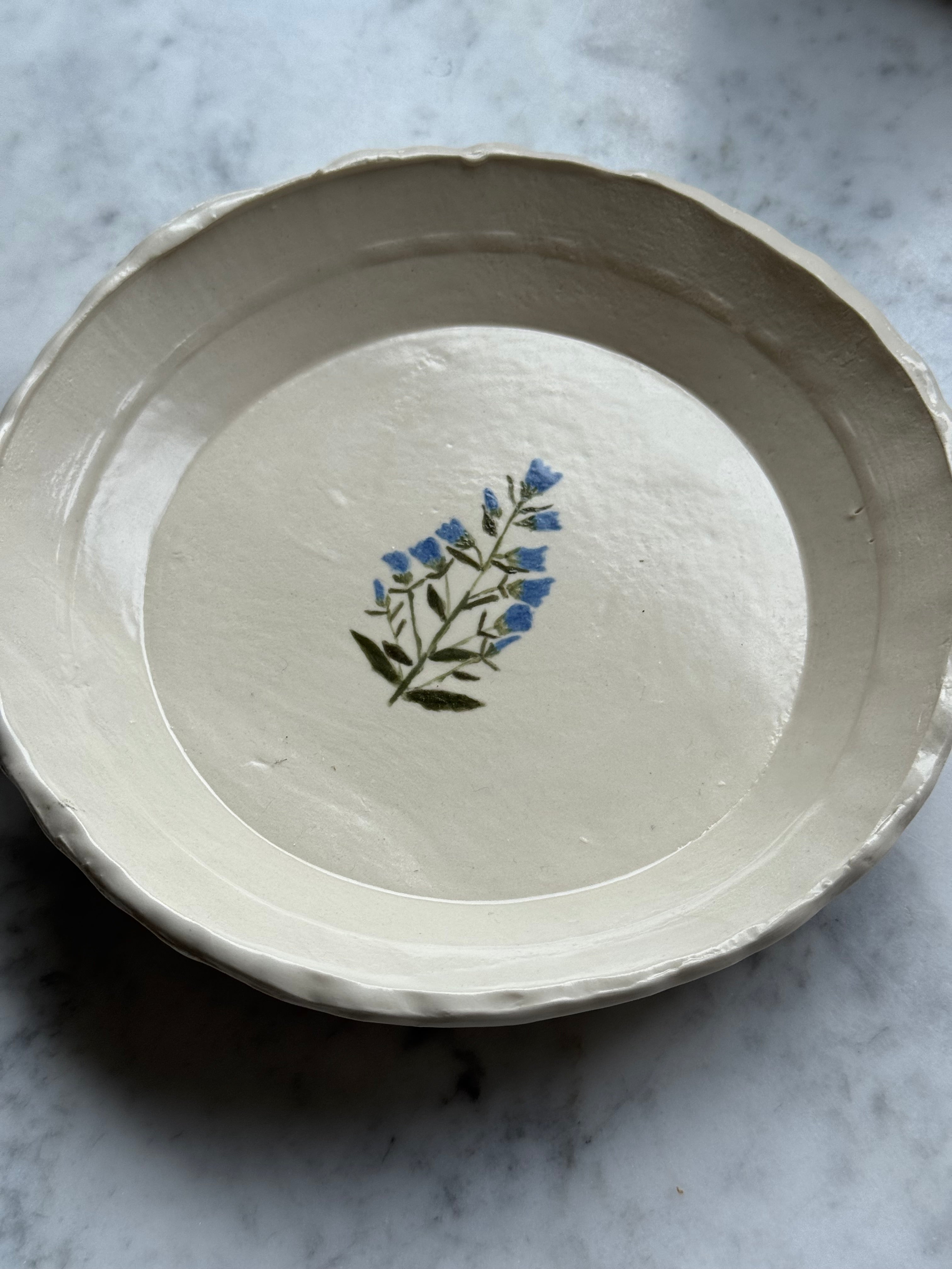 Hand painted floral plate no 3