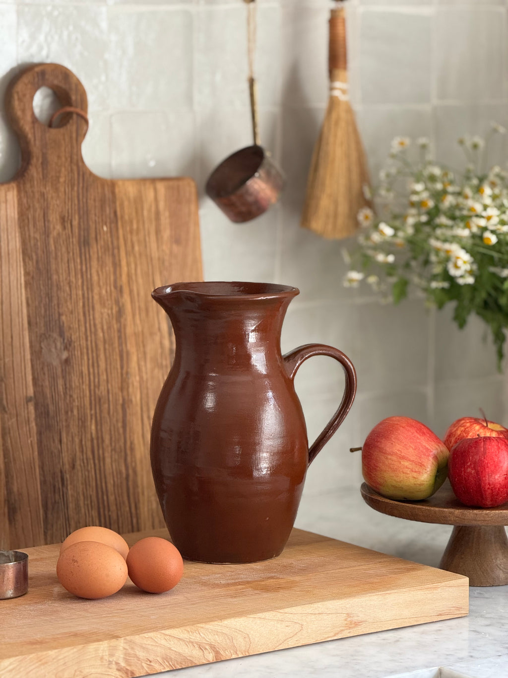 Vintage brown jug