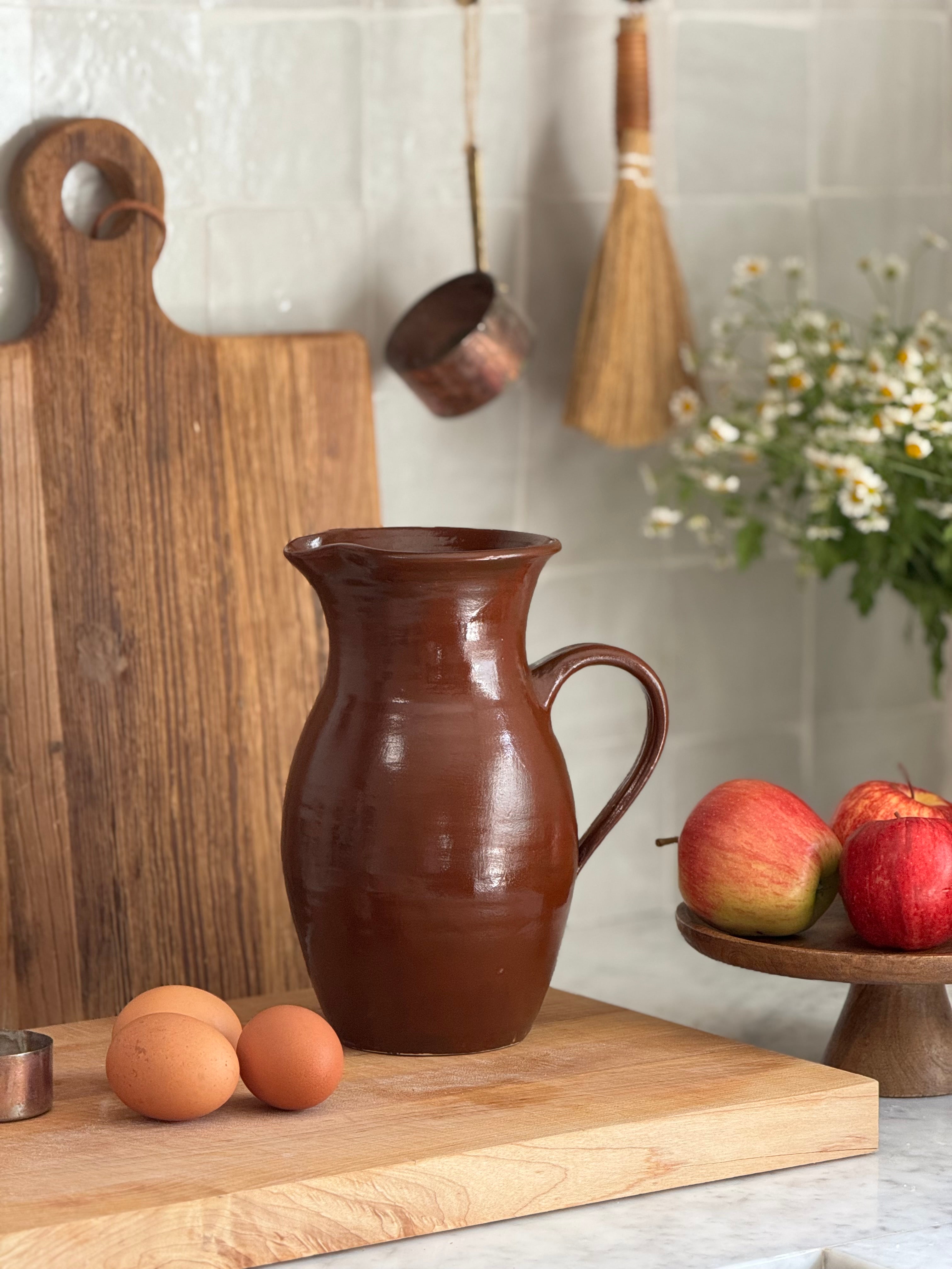 Vintage brown jug