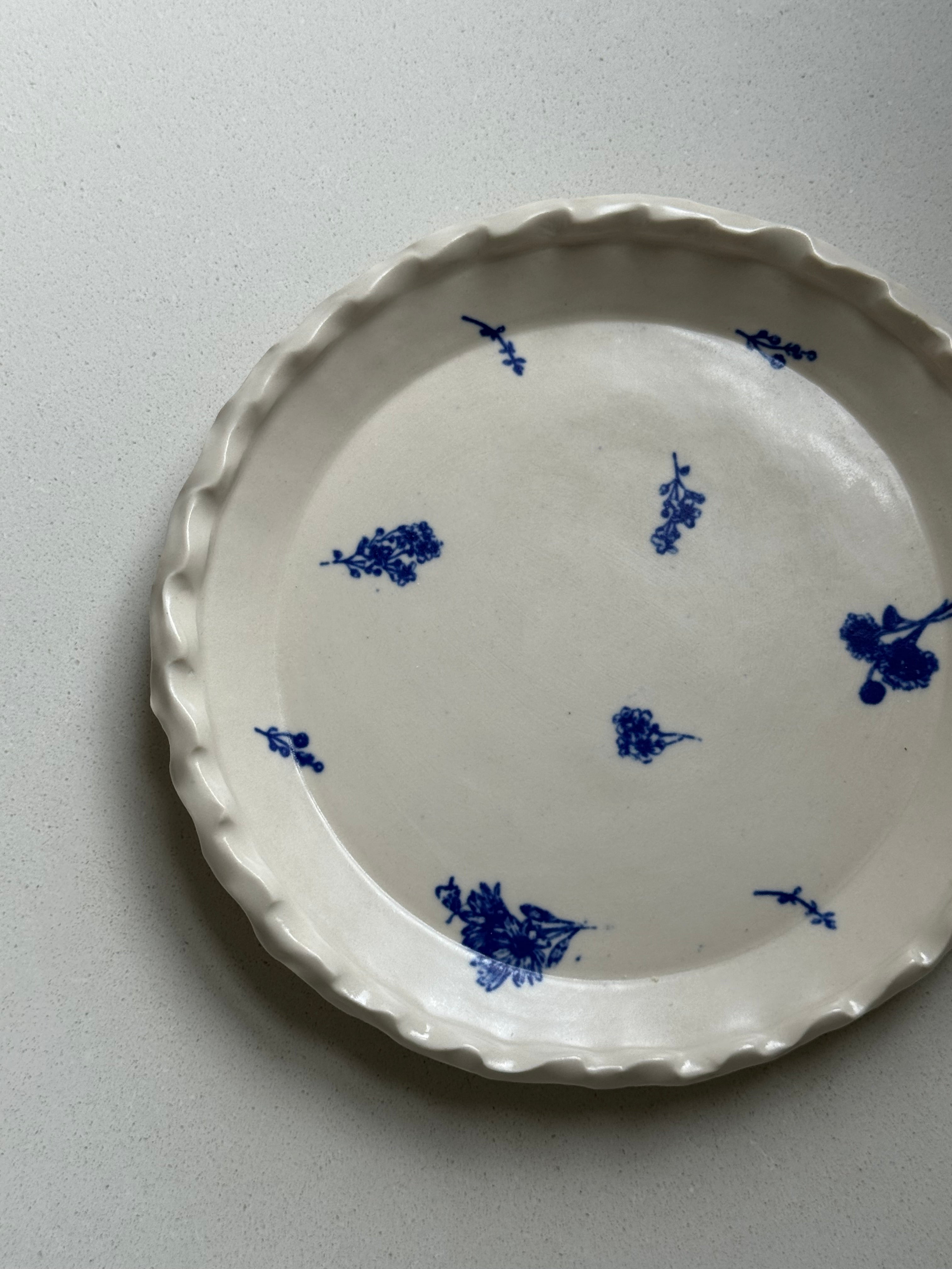 Wildflower plate